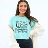 Simply Sage Market Women's Life Is Better In The Garden Short Sleeve Garment Dyed Tee - 2 of 4