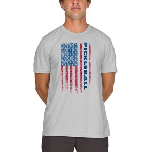 Vapor Apparel Men's Pickleball Flag UPF 50+ Sun Protection Short Sleeve Performance T-Shirt for Sports and Outdoor Lifestyle - 1 of 3