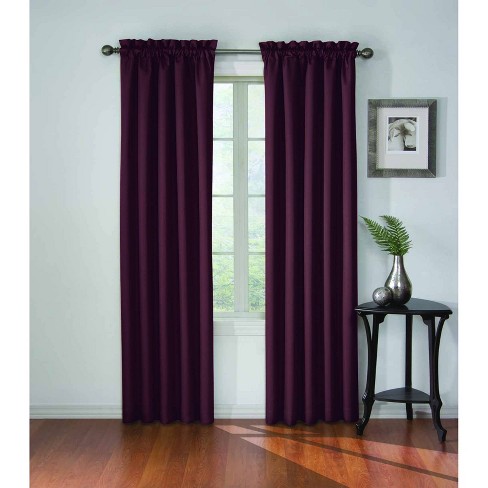 purple blackout curtains amazon