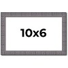 PosterPalooza | Photo Size Textured Grey Picture Frame - UV Acrylic, Foam Board Backing, Hanging Hardware - 2 of 4