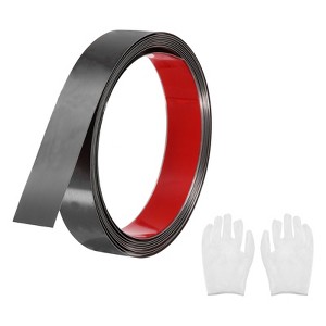 Unique Bargains Self Adhesive Waterproof Stainless Steel Wall Molding Trim with Gloves - 1 of 4