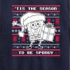 Boys' - SpongeBob SquarePants - Spongebob Xmas Sweater Graphic Long Sleeve Fleece Sweatshirt - 2 of 4