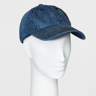 womens denim baseball cap