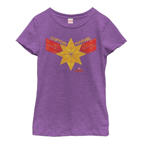 captain marvel t shirt costume