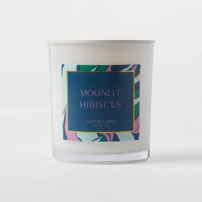 5oz Glass Jar Moonlit Hibiscus Candle - Opalhouse™