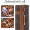 4 Piece Luggage Set Suitcase Set, ABS Hard Shell Lightweight Expandable Travel Luggage with 4 Packing Cubes, TSA Lock, Spinner Wheels for Men Women - 2 of 4