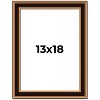 PosterPalooza | Weathered Gold Picture Frame - UV Acrylic, Foam Board Backing, Hanging Hardware - 2 of 4