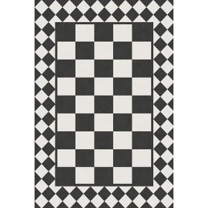 Washable Area Rug - Non-Slip Non-Shedding Thin Floor Mat Contemporary Indoor/Outdoor Carpet for Living Room Bedroom - 1 of 1