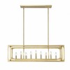 Easton 9-Light Industrial Island Light - Matte Black, 44" Linear Fixture for Modern Farmhouse - 4 of 4