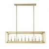 Z-Lite Easton 9 - Light Island Pendant Light in  Rubbed Brass - image 4 of 4