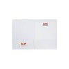 JAM Paper 2-Pocket Portfolio Folder White Linen 100/Box 95448B - 3 of 4