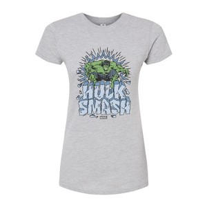Women's - Marvel - Hulk Smash Fitted Graphic T-Shirt - 1 of 3