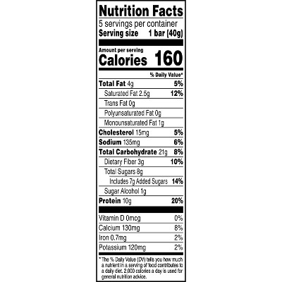 Quaker Chocolate Pretzel Protein Bars - 10g Protein - 7oz/5ct