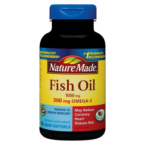 Nature Made Fish Oil Omega-3 Dietary Supplement Softgels : Target