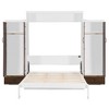 TIRAMISUBEST Full/Queen Size Murphy Bed Frame with Closets, Folding Wall Bed with Narrow Table - 4 of 4