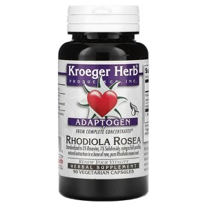 Kroeger Herb Co Rhodiola Rosea, 90 Vegetarian Capsules - 1 of 4