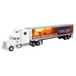 Freightliner Classic XL Sleeper Cab White with Trailer 