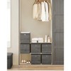11.8" Storage Cubes, Set of 6 Storage Bins with Handles, Foldable Storage Boxes - 2 of 4