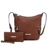 MKF Collection Lux Vegan Leather Women’s Hobo Bag with Wallet by Mia K - 2 of 4