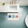 Stupell Industries Coastal Americana Starfish Printed Plush Bath Mat And Bath Rug, Design By Darlene Seale, 18"X30" - 3 of 4