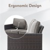 Belord 7PCS Outdoor Sectional Patio Furniture Set, All Weather Conversation with Swivel Patio Chair, Storage Box, L-Shape Sectional Sofa, Coffee Table - 4 of 4