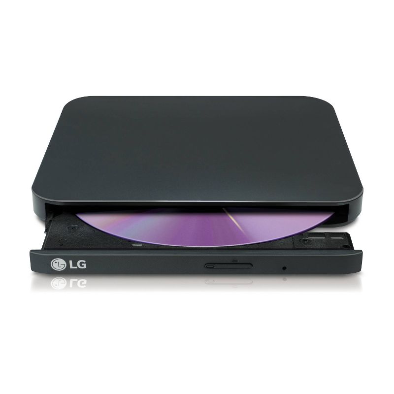 LG 8x Portable External DVD/RW Drive - Black (SP80), 4 of 5