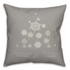 Creative Products Snowflake Christmas Tree 18 x 18 Indoor / Outdoor Pillow - 2 of 3