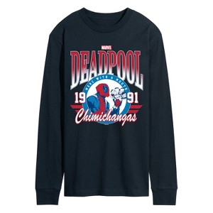 Men's - Marvel - Athletic Deadpool Long Sleeve Graphic T-Shirt - 1 of 4