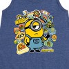 Girls' - Despicable Me Minions - Minion & Banana Stickers Graphic Sleeveless Aline Dress - 2 of 4