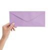 Juvale 96 Pack #10 Colored Business Envelopes for Office Supplies, Checks, Invoices, Mailing Letters, Gummed Seal, 6 Pastel Colors, 4-1/8 x 9-1/2 In - 4 of 4
