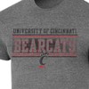 NCAA Cincinnati Bearcats Men's Gray Tri-Blend T-Shirt - 3 of 3