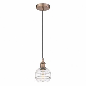 Rochester - 1 Light Cord Hung Mini Pendant In Industrial Style-7.88 Inches Tall and 5.88 Inches Wide - 1 of 1