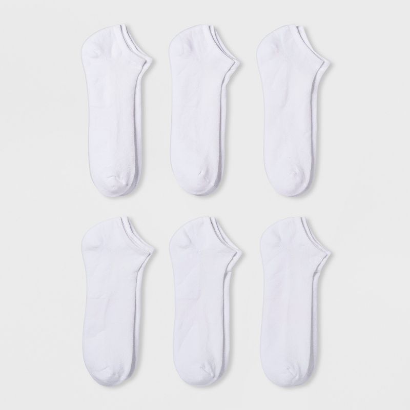 Men's Big & Tall No Show Athletic Socks 6pk - Goodfellow & Co&#8482; 13-15, 1 of 2