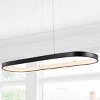 Modern Bohemian Iron Integrated LED Pendant Chrome - JONATHAN Y - 2 of 4