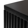 Kate & Laurel All Things Decor 30"x10"x14" Furrow Short Wall Cabinet Black - 2 of 4