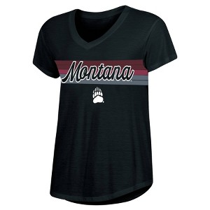 NCAA Montana Grizzlies Women's V-Neck T-Shirt - 1 of 3