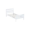 Whisen Twin Size Storage Bed with Headboard - Solid Rubber Wood Frame, Space-Saving Design & Underbed Storage - 4 of 4
