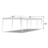 Costway 10'x30' Party Wedding Outdoor Patio Tent Canopy Heavy duty Gazebo Pavilion Event - 3 of 4