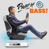 10-Inch Low-Profile Amplified Subwoofer System for Home Audio with Compact Design, Easy Setup, White Finish - 4 of 4