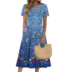 sugarlips dresses Amelia Tiered Babydoll Short Sleeve Dress YELLOW / XS 100% Cotton Style Number party-dresses 1950's Duchess Satin Long Color:Indigo