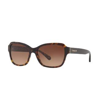 Coach HC8232 56mm Female Rectangle Sunglasses