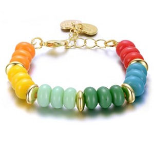 Guili Vibrant 14K Gold Plated Kids Bracelet with Multi-Colored Beads – A Fun and Stylish Accessory for Little Ones - 1 of 3