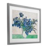 Stupell Industries Expressionist Iris Vase Framed Print Under Glass - 2 of 4