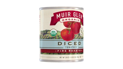 Muir Glen™ Organic Mild Seasoned Fire Roasted Diced Tomatoes with Bell  Peppers Chili Starter, 28 oz - Baker's