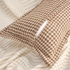 REGALWOVEN Fade-Resistant Houndstooth Decorative Soft Cozy Throw Pillow Covers 2 Pcs - 3 of 4