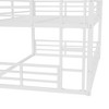 Kumasinova Bunk Bed,Metal Triple Bunk Bed with Ladder,Safety Guardrails for Kids,Bedroom,Noise-reduced Design - 4 of 4