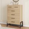 4+2 Dresser for Bedroom, 46.6" Tall Dresser, Tall Drawer with Storage Freestanding, Wooden Closet Storage Chest for Living Room, Bedroom, Entryway - 4 of 4