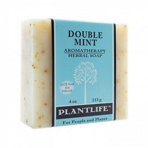 Plantlife Double Mint Bar Soap – Moisturizing, Soothing, Handcrafted, Plant-Based – Made in California, 4oz - 1 of 2