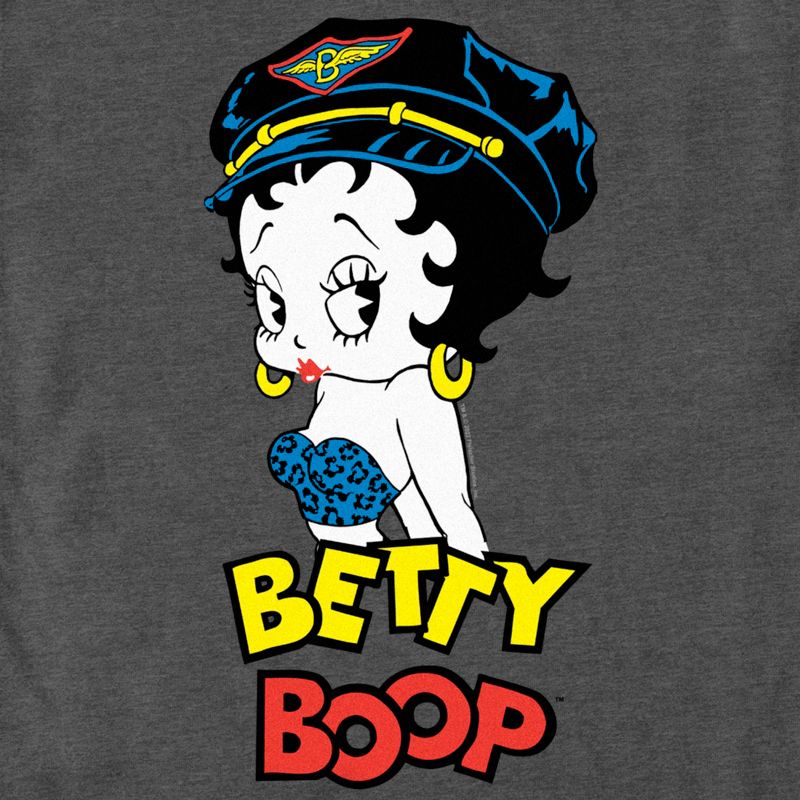 Men's Betty Boop Leopard Top Betty T-Shirt, 2 of 6