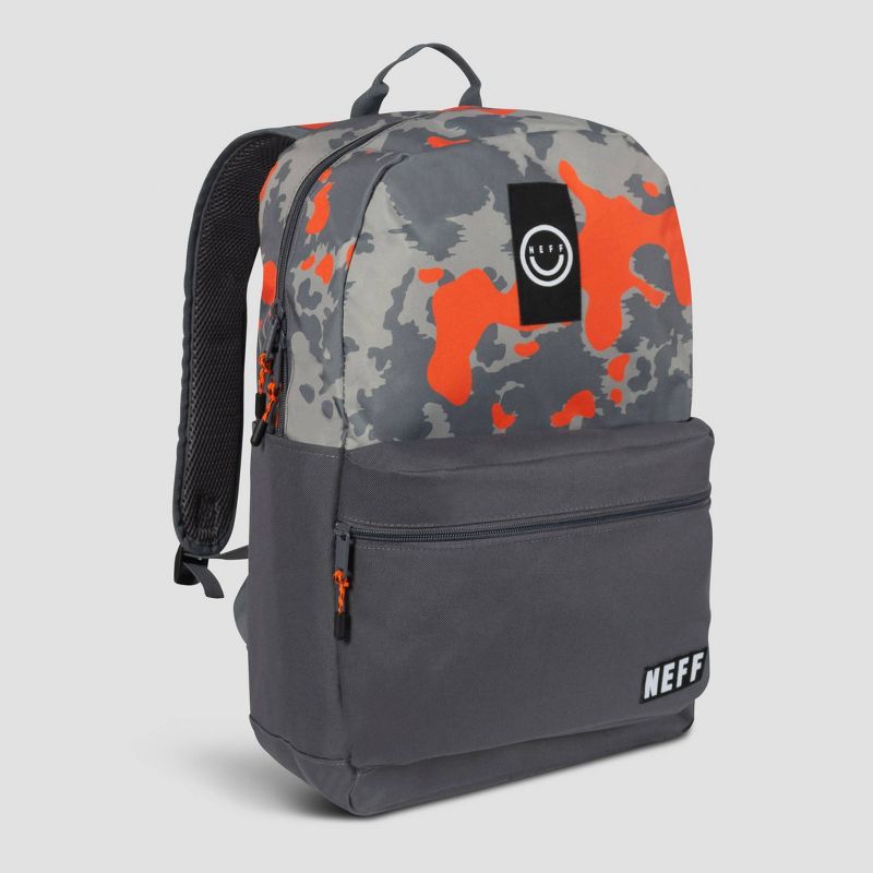 Neff Structure 18&#34; Backpack - Gray/Orange, 1 of 7